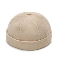 New Four Seasons Hats, Tide Melon Skin Hats, Beanie Landlord Hats, Spring And Autumn Versatile Hip Hop Hats, Round Hats, Casual