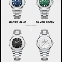 POEDAGAR Top Luxury Brand Man Watch Sports Waterproof Luminous Date Men Wristwatch Square Dial Quartz Men's Watches High Quality - MANDOTOS