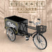 Rickshaw Tricycle model retro bicycle Simulation Alloy model decoration decorative Collection gift