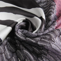 90x90cm New Design Horse Universe Printed Twill Silk Scarf Square Scarves Lady Wraps Kerchief Woman Neck Shawl Wraps