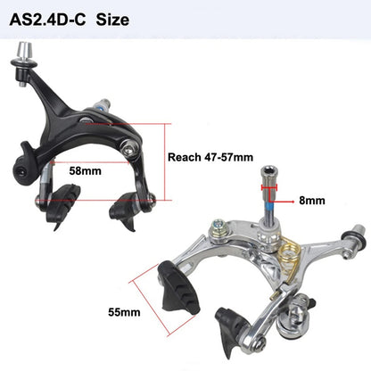 2022New  Road Bike Dual Pivot Calipers Bicycle Brake Racing Aluminum Side Pull Caliper Front Rear Bicycle parts