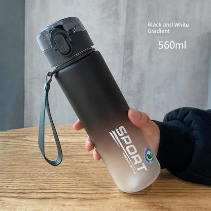 Casino Frosted Sports Water Cup Plastic Handy Cup Men and Women Creativity Portable Student Kettle with Lid Sports Bottle - MANDOTOS