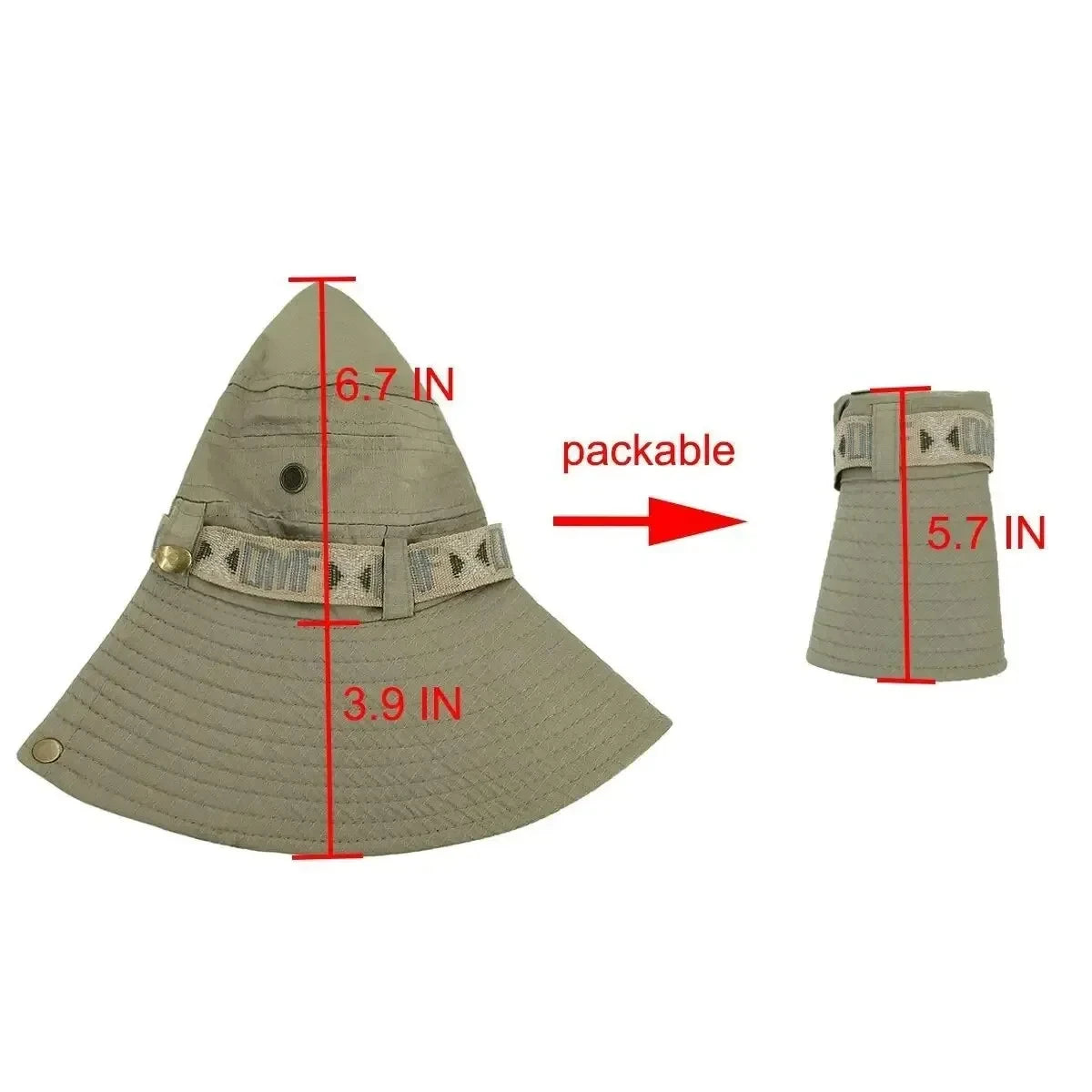 Summer Men's Wide Brim Bucket Hat UV Protection Panama Style Mesh Fisherman Beach Sun Hat for Outdoor Hunting Hiking