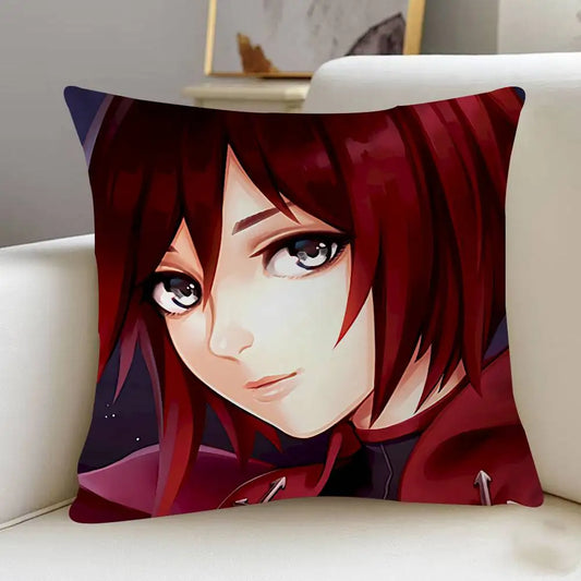 Personalized R-Ruby Rose Cartoon Animation Decorative Pillow - 45x45cm - MANDOTOS