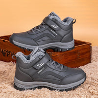 Ultra-Warm Waterproof Leather Winter Boots for Men & Women - MANDOTOS