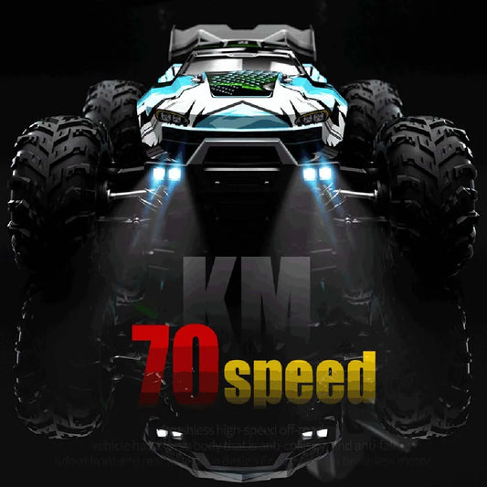 Teeggi 16101 /16102 PRO 1:16 High Speed RC Car With LED Light Drift 70KM/H 4WD RC Off-Road Car Monster Truck Toy For Kid Gifts - MANDOTOS
