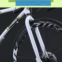 2025 New Road Bike 7/24 Speed Corner Handle Road Racing Bicycle Dual Disc Brake Lightweight Outdoor bicicleta Adult Teenagers