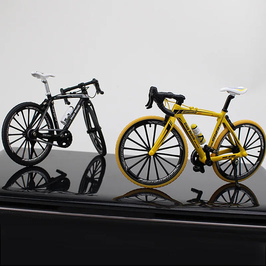 Creative Alloy Bicycle Model Ornament Mini Metal Bike Toy Collectible