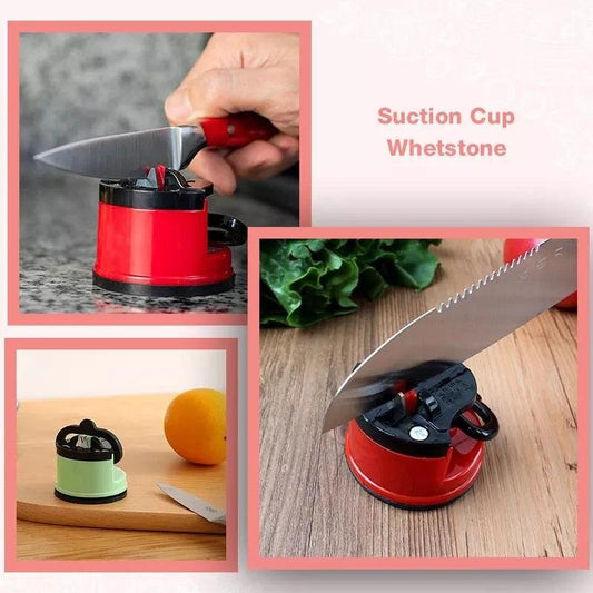 Knife Sharpener Sharpening Tool Easy And Safe To Sharpens Kitchen Chef Knives Damascus Knives Sharpener Suction - MANDOTOS