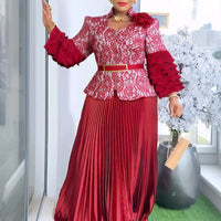2025 Elegant African Dresses for Women New Africa Clothing Plus Size Wedding Party Long Dress Dashiki Ankara Outfits Robe