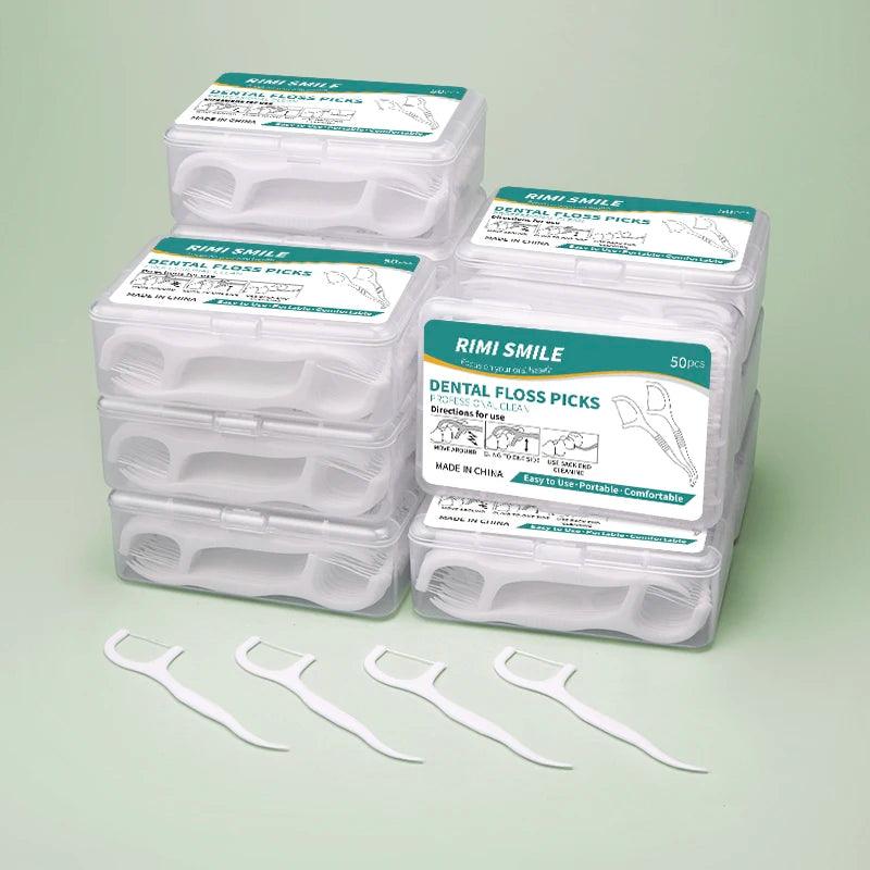 50/150/300/600/1000 PCS dental floss sticks oral care tools - MANDOTOS