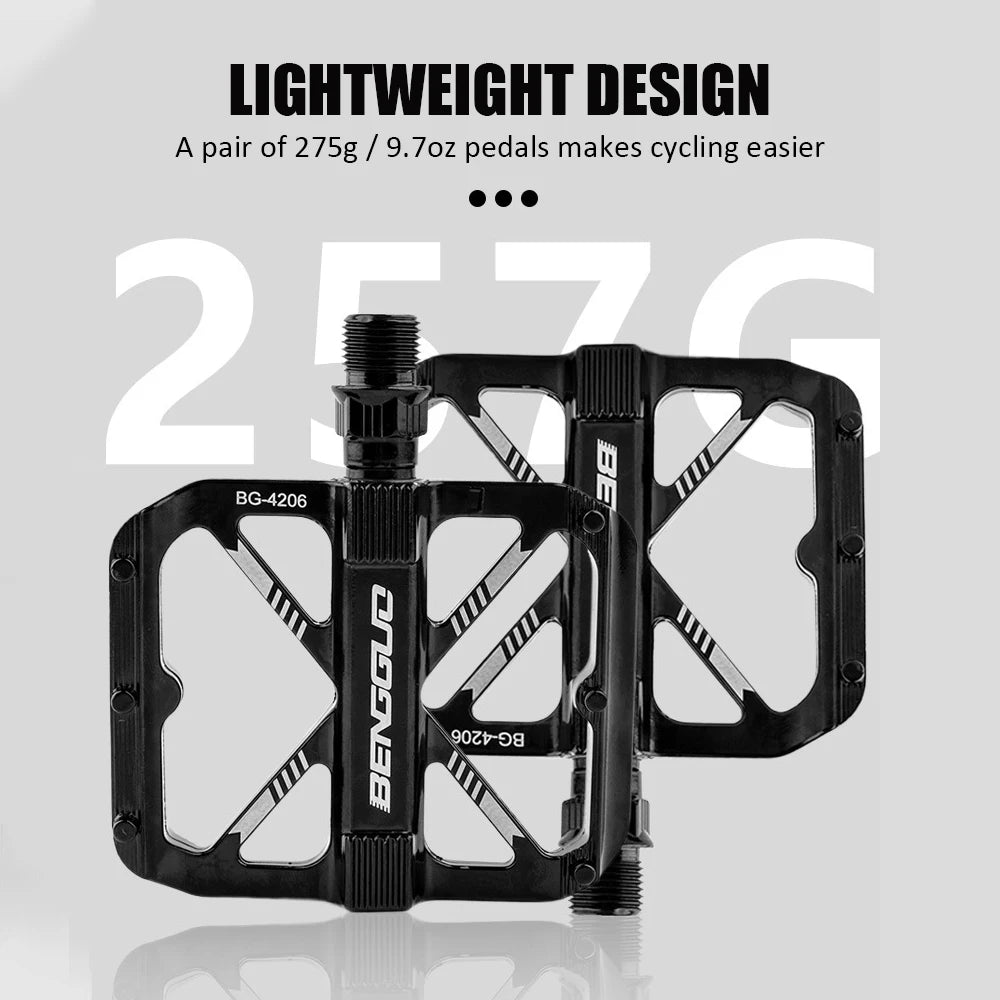 Lightweight Design Easy To Ride Bicycle Pedals Aluminum Alloy Material Suitable for Road Cycling Waterproof and Anti Slip