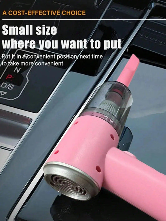 3 In 1 Integrated Suction And Blowing Vacuum Cleaner USB Charging Small Car Household Vacuum Cleaner - MANDOTOS