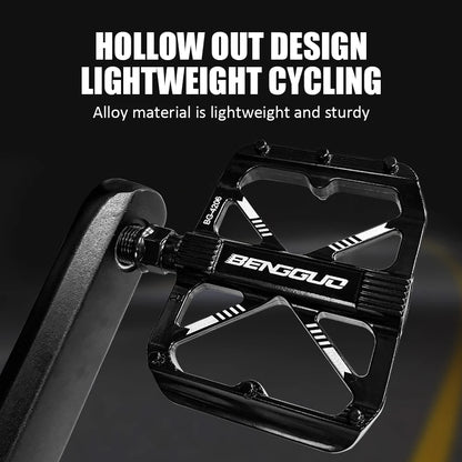 Lightweight Design Easy To Ride Bicycle Pedals Aluminum Alloy Material Suitable for Road Cycling Waterproof and Anti Slip