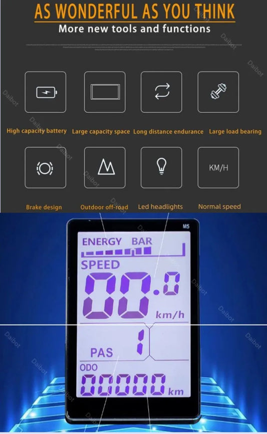 3 Wheel Electric Bicycles for Adults Men Women 24 Inch Electric Fat Bike 750W 15AH Powerful Electric Bicycle With Cargo Basket