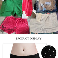 Belly Dance Safety Shorts Women's Belly Dance Clothes Leggings Tight-fitting Stretch Safety Pants with Diamonds Short Pants