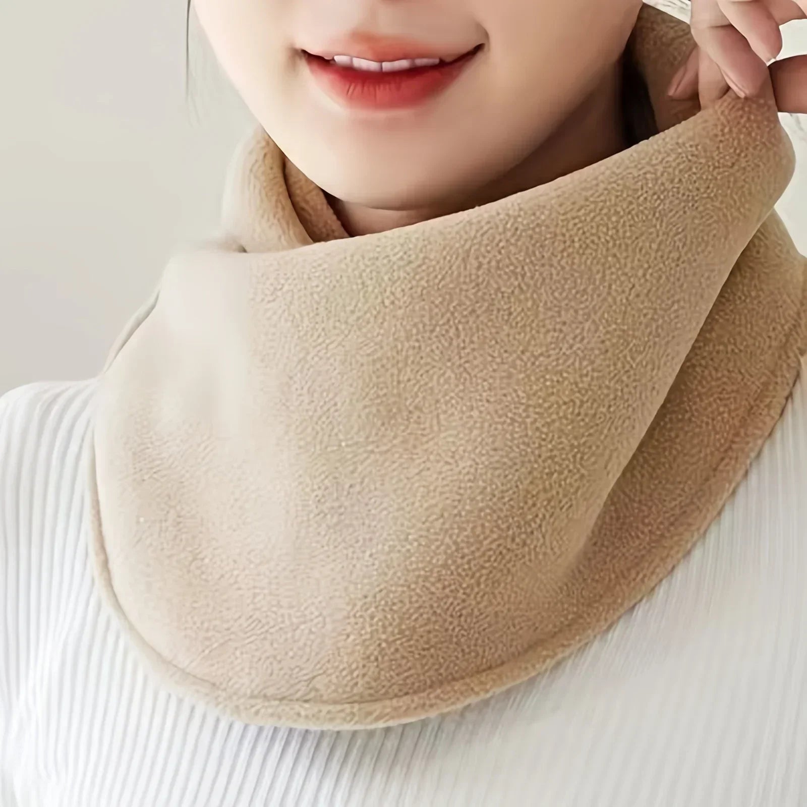 Winter Scarf for Women Warm Fluffy Neck Warmer Stylish Ins Fashion High Value Neck Wrap Student Cute Versatile Scarf