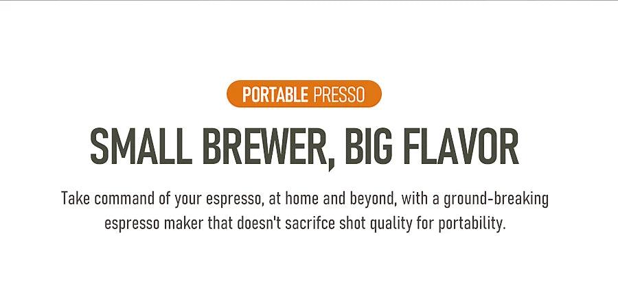 Cafelffe 3 In1 Portable Coffee Machine Hot/Cold Water Manual Espresso Maker For Capsule & Ground Hand Press Brewer hiking Travel - MANDOTOS