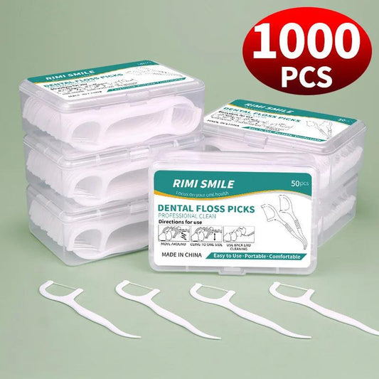 50/150/300/600/1000 PCS dental floss sticks oral care tools - MANDOTOS
