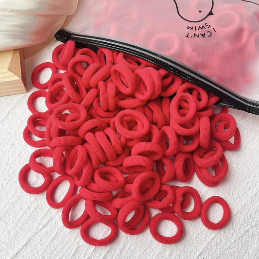 20/50pcs Kids Elastic Hair Bands Girls Sweets Scrunchie Rubber Band for Children Hair Ties Clips Headband Baby Hair Accessories - MANDOTOS
