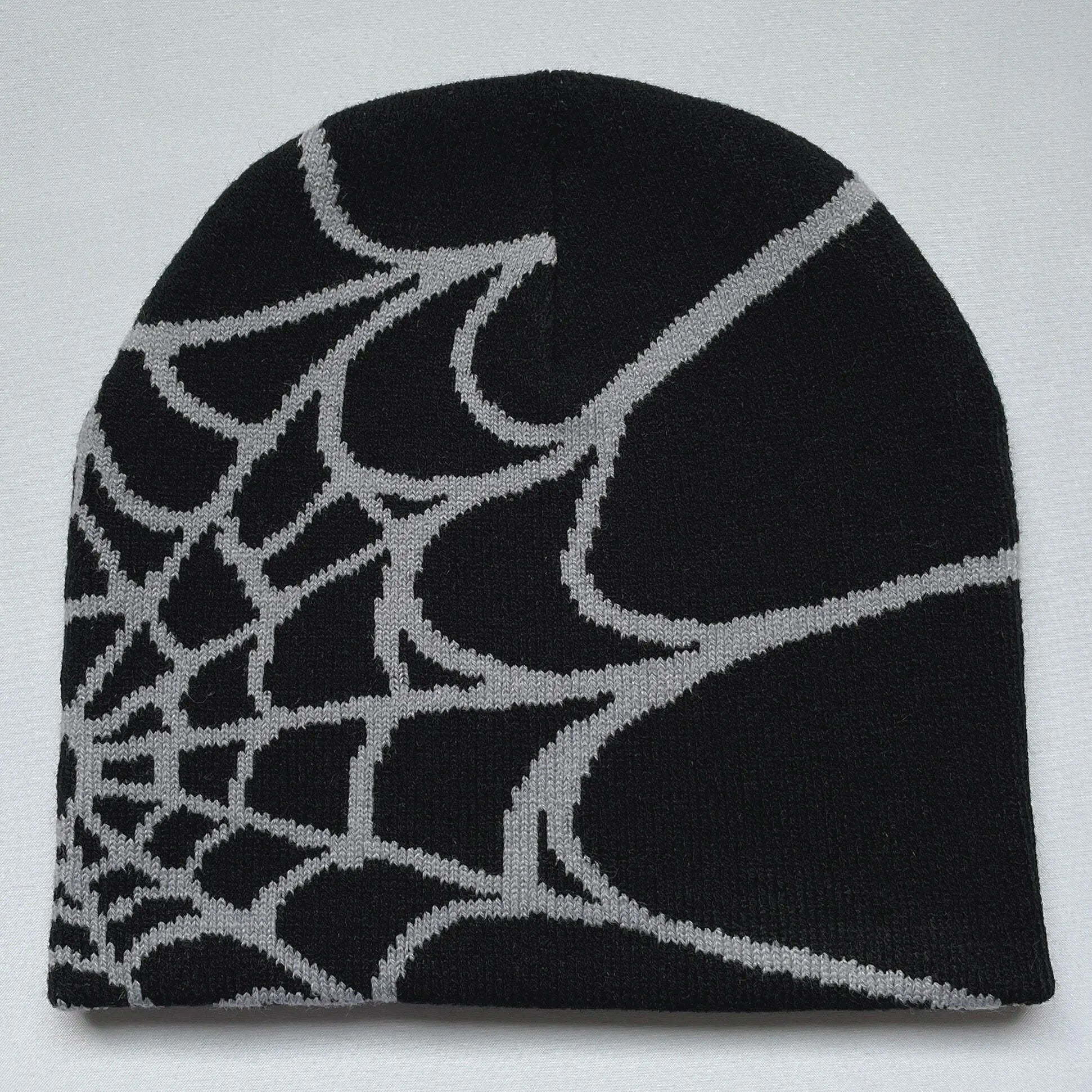 New model Winter Knitted Hat Four Seasons Men's and Women's Universal Y2K Knit Hat Spider Web Riding Outdoor Sports Fashion Hat