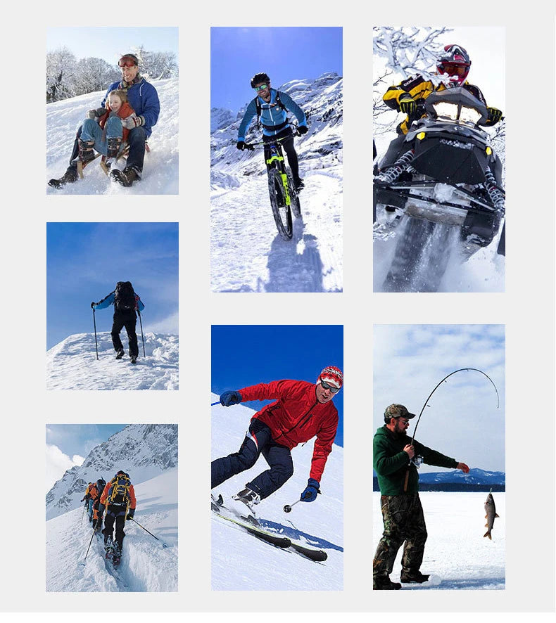 Winter Fleece Beanie Cycling Men Women Elastic Hiking Soft Thermal Commuting Ski Helmet Liner Hat Windproof Camping Cap Outdoor