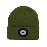 Winter Men Beanie Hat with LED Light Rechargeable Knitted Hat for Woman Cap Night Running Fishing Riding Sports Teenager Beanies