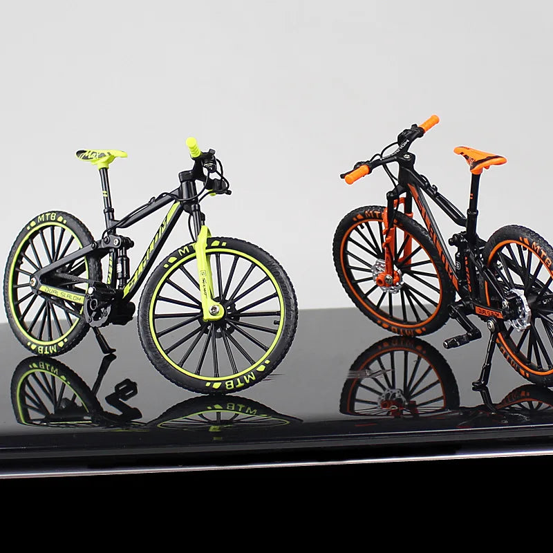 Creative Alloy Bicycle Model Ornament Mini Metal Bike Toy Collectible