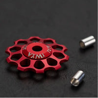 Ceramic Bicycle Guide Wheel, Rear Derailleur, Bearing Axis Adapter, Bike Guide Roller, Jockey Wheel, 10T-17T