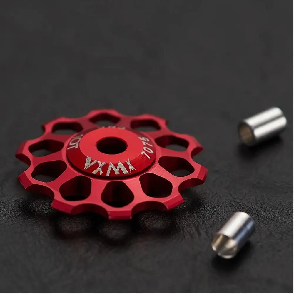 Ceramic Bicycle Guide Wheel, Rear Derailleur, Bearing Axis Adapter, Bike Guide Roller, Jockey Wheel, 10T-17T