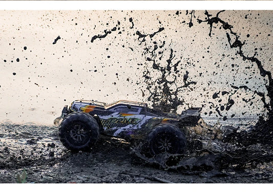 Teeggi 16101 /16102 PRO 1:16 High Speed RC Car With LED Light Drift 70KM/H 4WD RC Off-Road Car Monster Truck Toy For Kid Gifts - MANDOTOS