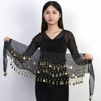 Thailand/India/Arab Dancer Skirt Women Sexy Belly Dance Hip Scarf Wrap Belt Dancer Skirt Female Show Sequins Tassels Costumes