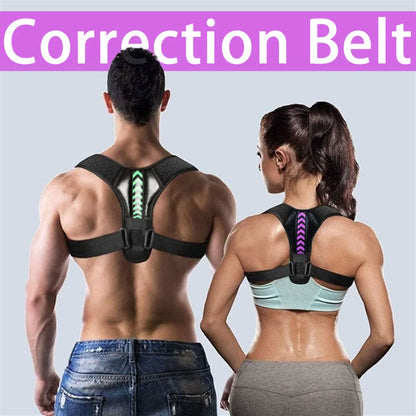 Adjustable Back Shoulder Posture Corrector Belt Clavicle Spine Support Reshape Your Body Home Office Sport Upper Back Neck Brace - MANDOTOS