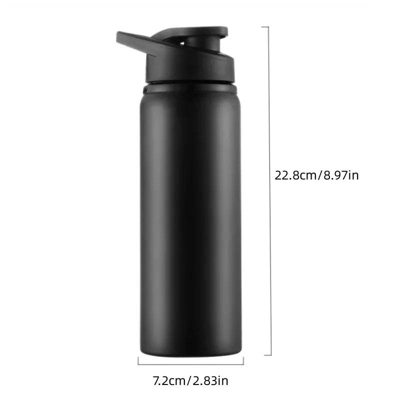 Portable Water Bottle Bicycle Riding Drinking Water Bottle Outdoor Sport Travel Mug Metal Stainless Steel Bottle MANDOTOS