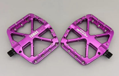 2025 New Bike Pedals  MTB Mountain Road Flat Non-slip CNC 3 Sealed Bearings Green Bicycle Pedals Route Cycling Accessories