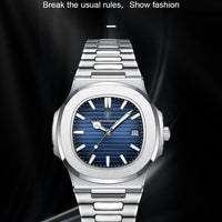 POEDAGAR Top Luxury Brand Man Watch Sports Waterproof Luminous Date Men Wristwatch Square Dial Quartz Men's Watches High Quality - MANDOTOS