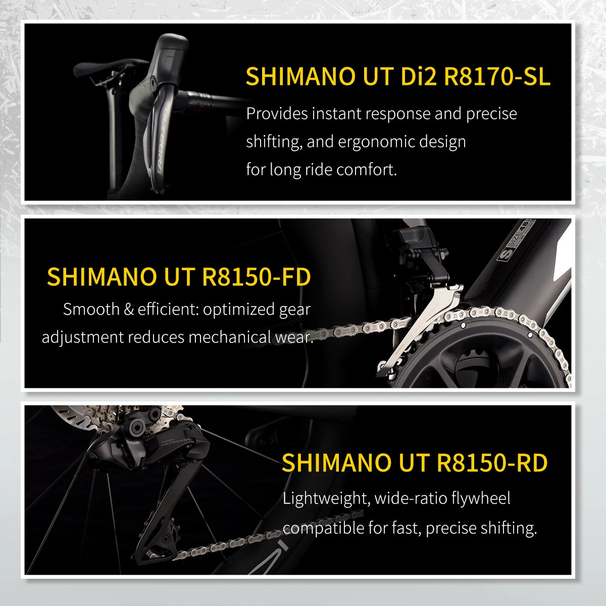 SAVA AEROX SLR8 Full Carbon Fiber Racing Grade Road Bike E-Shift Road Bike with SHIMAN0 ULTEGRA 8170 Di2 Kit UCI+CE Approved