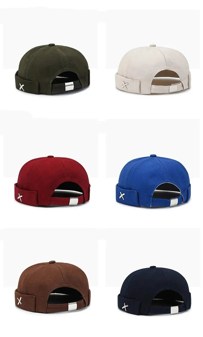 Spring New Guppi Hat, Korean Version Street Hat, Personality, Beanie, Round Hat, Sailor, Landlord Hat, Men's And Women's Niche