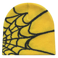 New model Winter Knitted Hat Four Seasons Men's and Women's Universal Y2K Knit Hat Spider Web Riding Outdoor Sports Fashion Hat