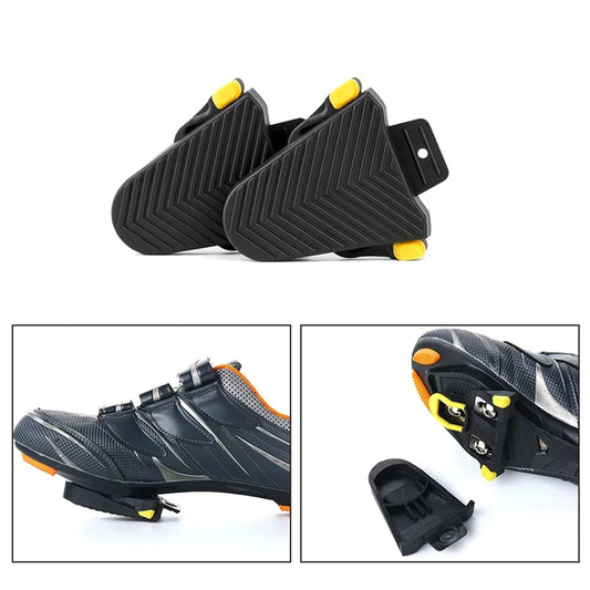 Riding Shoes Part One Pair Rubber Quick Release Cycling SPD-SL Cleats Cleat Protective Cover Cleat Cover Bike Pedal Cleats