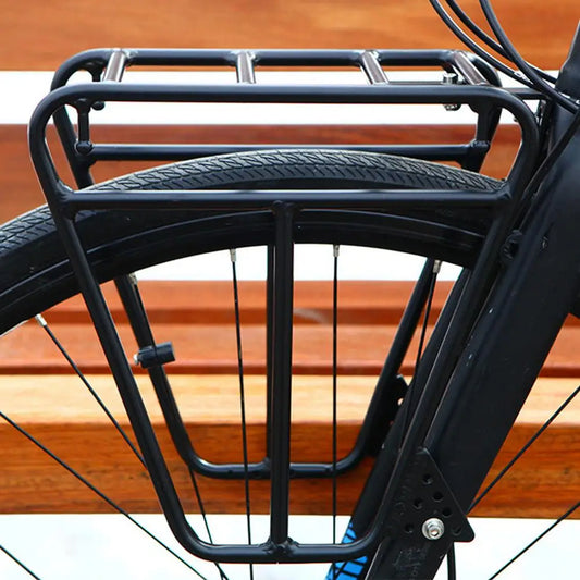 Cycling Cargo Rack Luggage Touring Carrier Racks Front Pannier Rack for Cycling Equipment Stand Footstock for Enhanced Stability - MANDOTOS