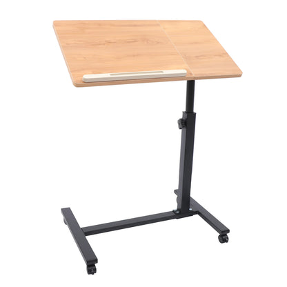 Adjustable Height Laptop Desk Rolling Cart Table Stand Movable Computer Table Sofa Side Tables - MANDOTOS