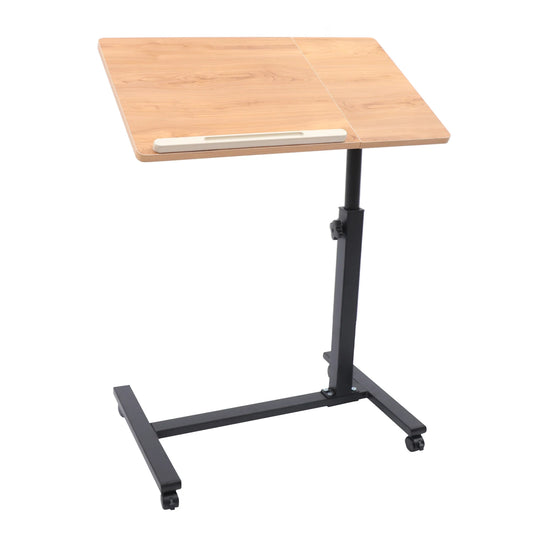 Adjustable Height Laptop Desk Rolling Cart Table Stand Movable Computer Table Sofa Side Tables - MANDOTOS