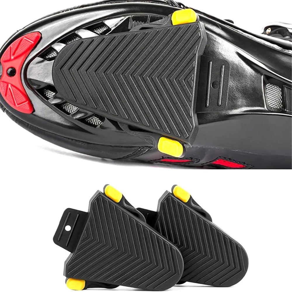 Riding Shoes Part One Pair Rubber Quick Release Cycling SPD-SL Cleats Cleat Protective Cover Cleat Cover Bike Pedal Cleats