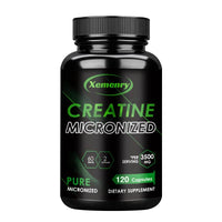 Creatine Monohydrate Capsules - Boosts Energy Levels, Builds Muscle Mass and Promotes Muscle Recovery - 120 Capsules