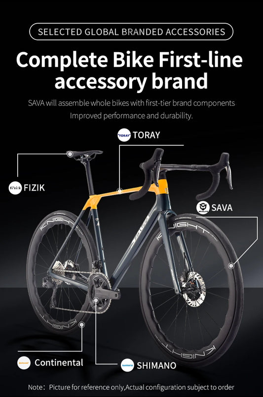 SAVA AEROX SLR8 Full Carbon Fiber Racing Grade Road Bike E-Shift Road Bike with SHIMAN0 ULTEGRA 8170 Di2 Kit UCI+CE Approved