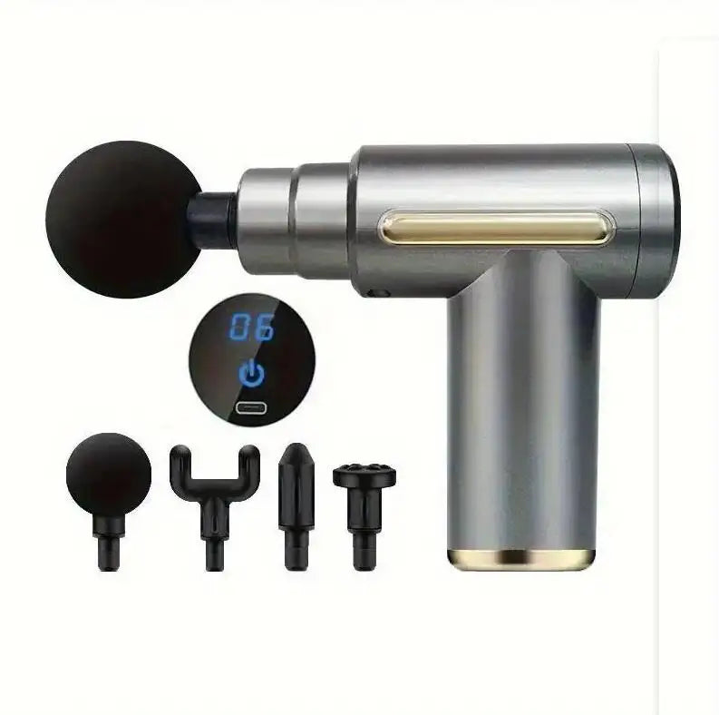 Mini Muscle Massage Gun Protable Body Massager Deep Handheld Percussion Massager For Body Back And Neck Leg - MANDOTOS