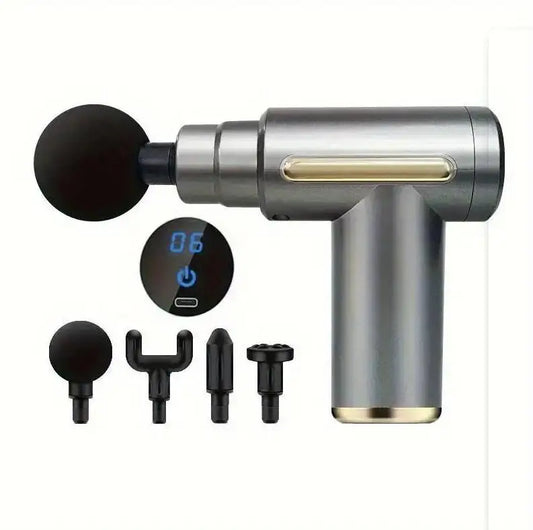 Mini Muscle Massage Gun Protable Body Massager Deep Handheld Percussion Massager For Body Back And Neck Leg - MANDOTOS