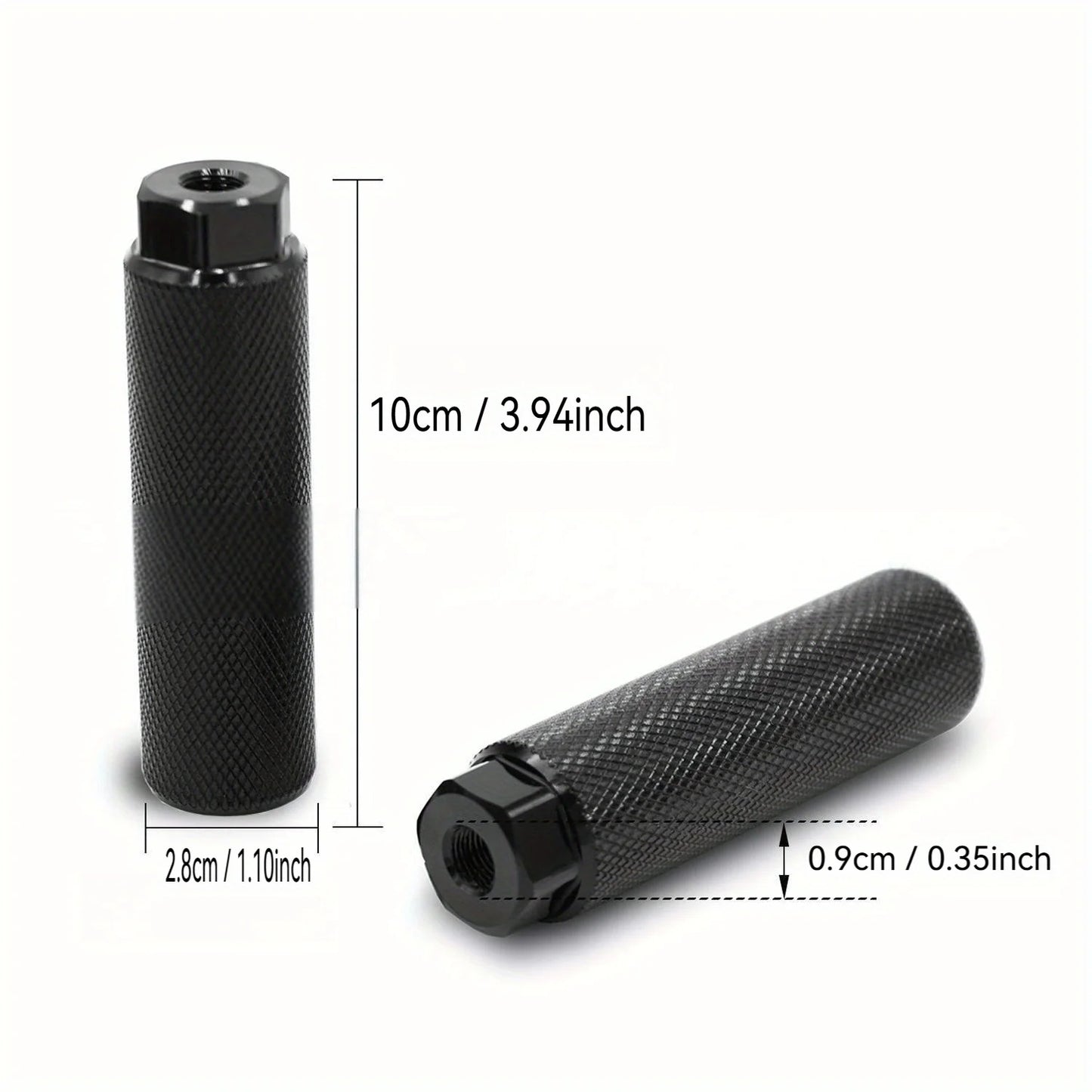 Anti - slip upgraded BMX bike pedals, wear - resistant and anti - slip footrests, mountain bike off - road pedals.