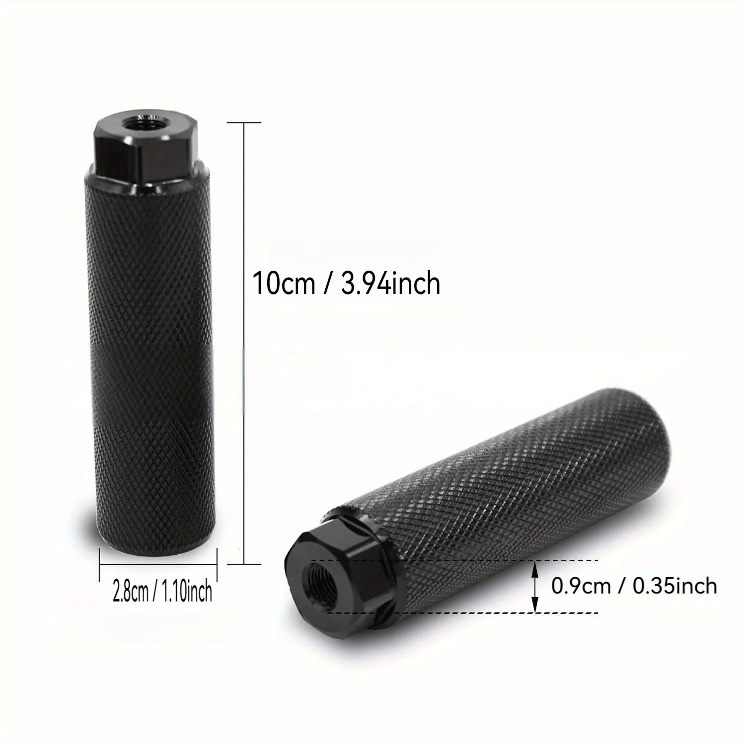 Anti - slip upgraded BMX bike pedals, wear - resistant and anti - slip footrests, mountain bike off - road pedals.